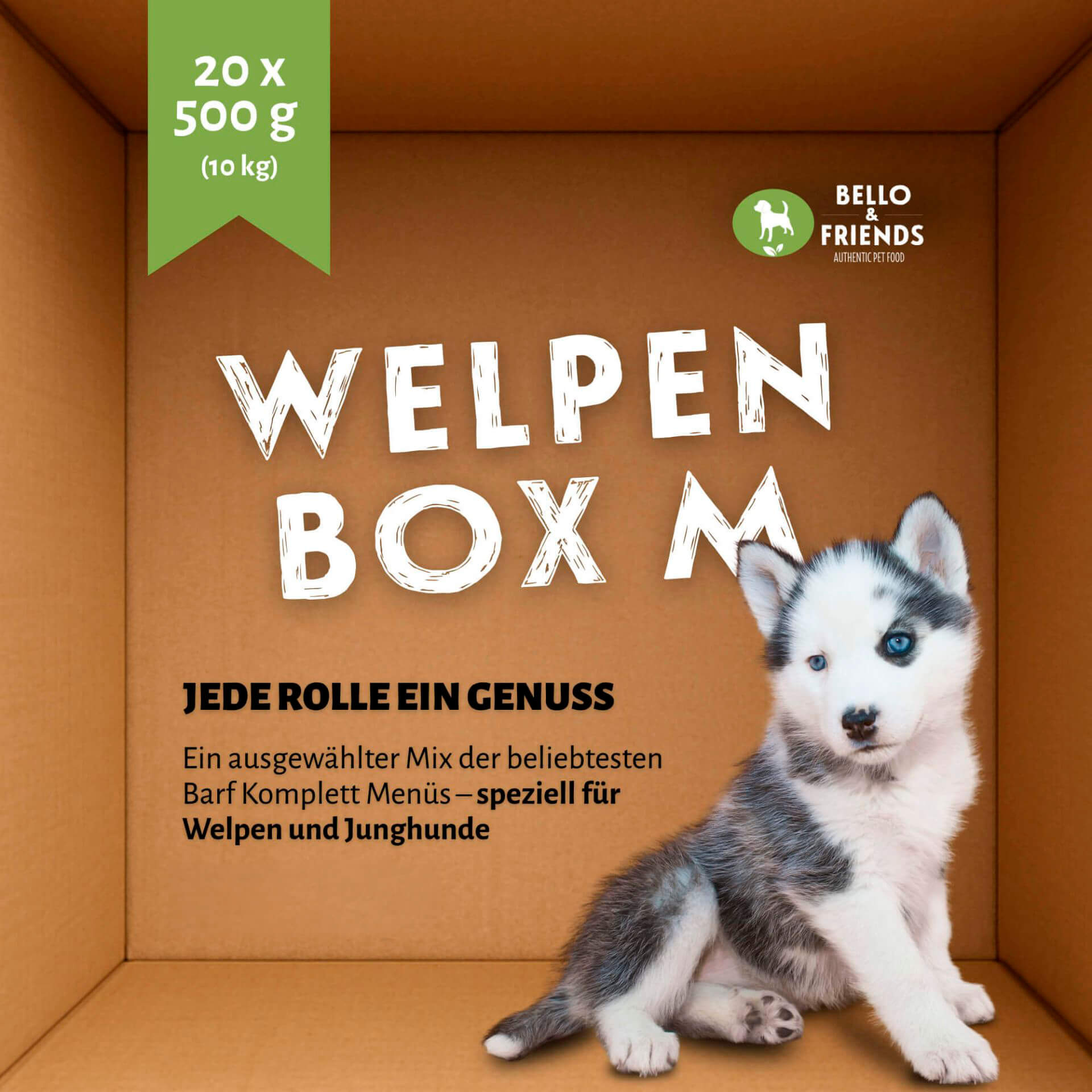 Welpenbox | Komplett Menü