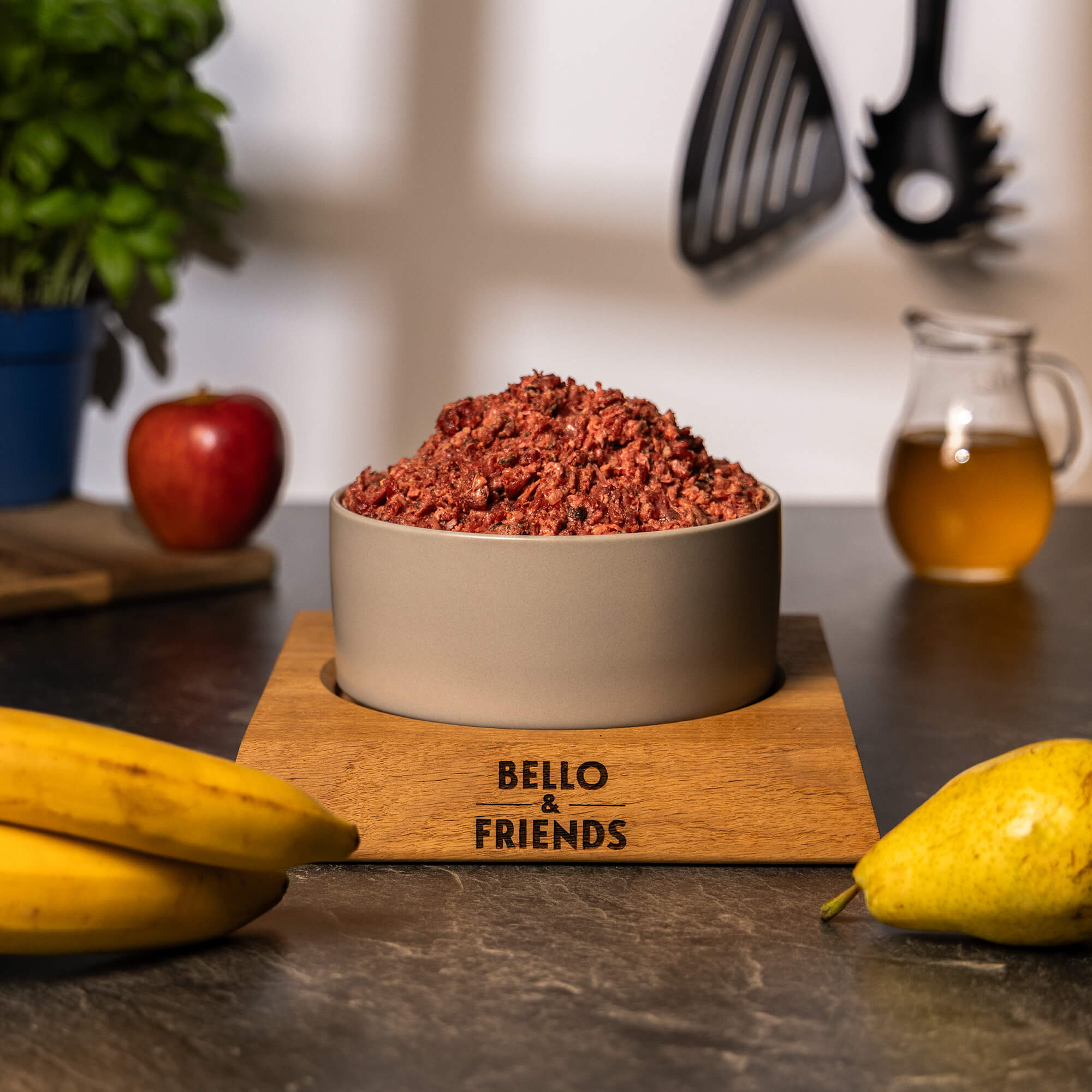 Barf Menü Rind und Obst