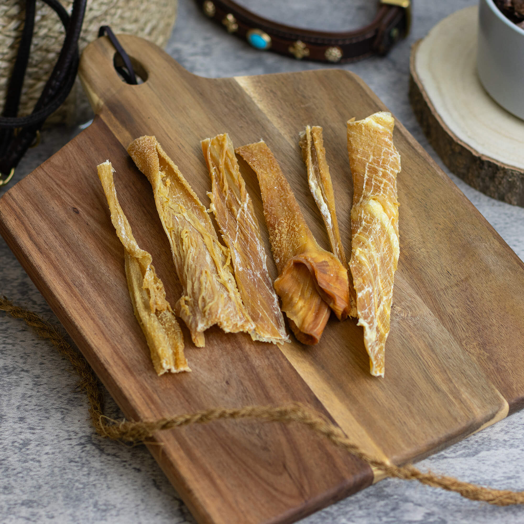 Rinderpansen weiß getrocknet