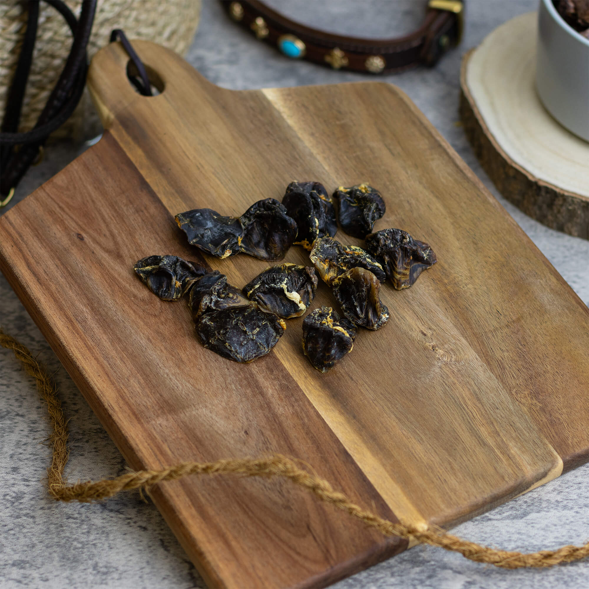 Entenmägen getrocknet